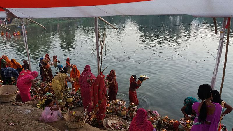 Chhath festival being observed