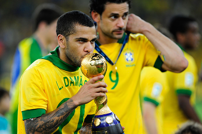 Dani Alves earns Brazil recall for World Cup qualifiers