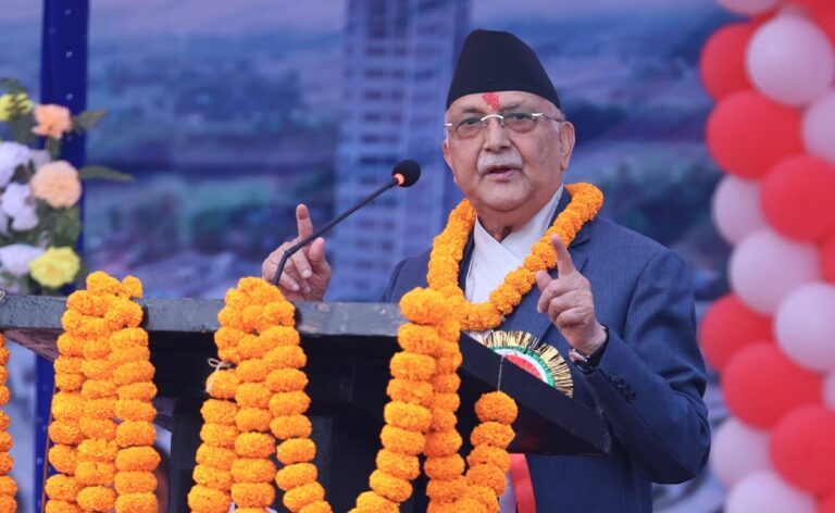 PM Oli terms Damak Business Complex as a model of modern development