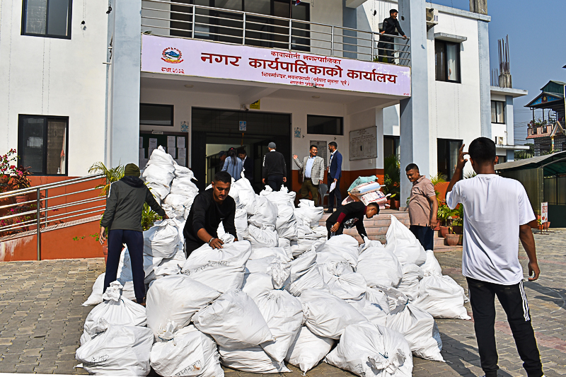 Visual stories of Nepal getting ready for election