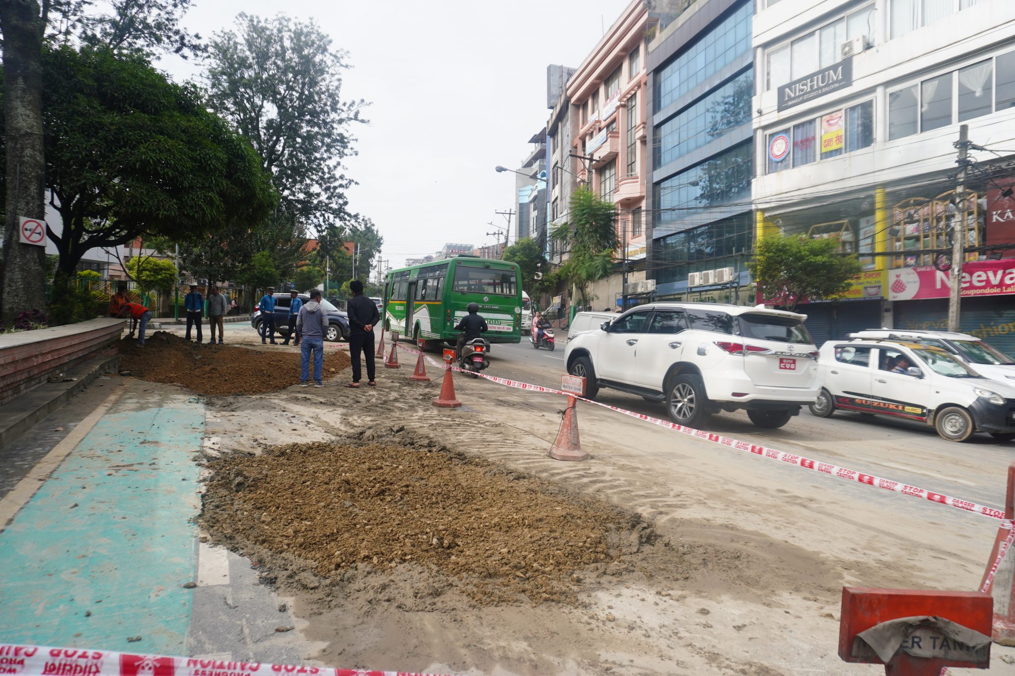 Kupandole road renovated, traffic resumes