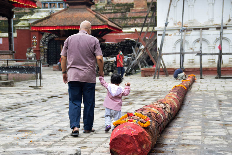 In pictures: Preparation for Indra Jatra