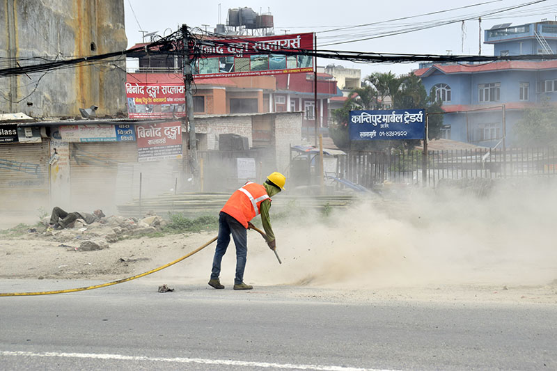 Road construction, maintenance work in full swing