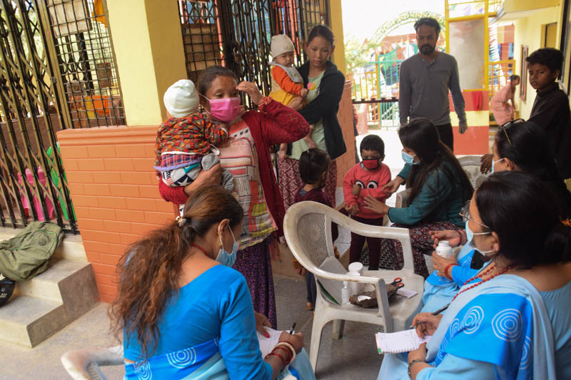 Free health camp in Kapan