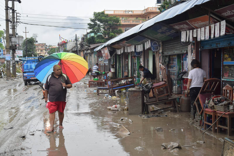 In Pictures: Aftermath of continuous rainfall in Kathmandu