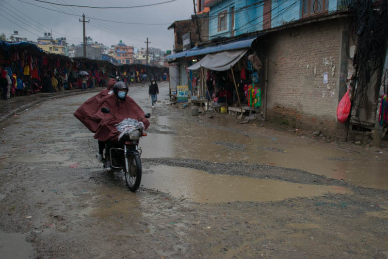 Chances of rain and snow in hilly area