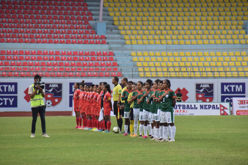 Nepal VS Bangladesh: Second friendly football match today