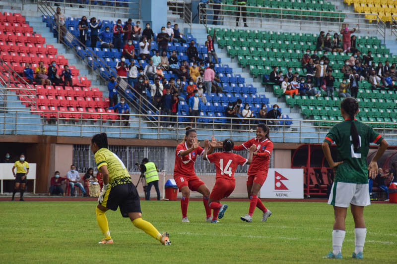 Nepal beat Bangladesh 2-1 in women’s friendly