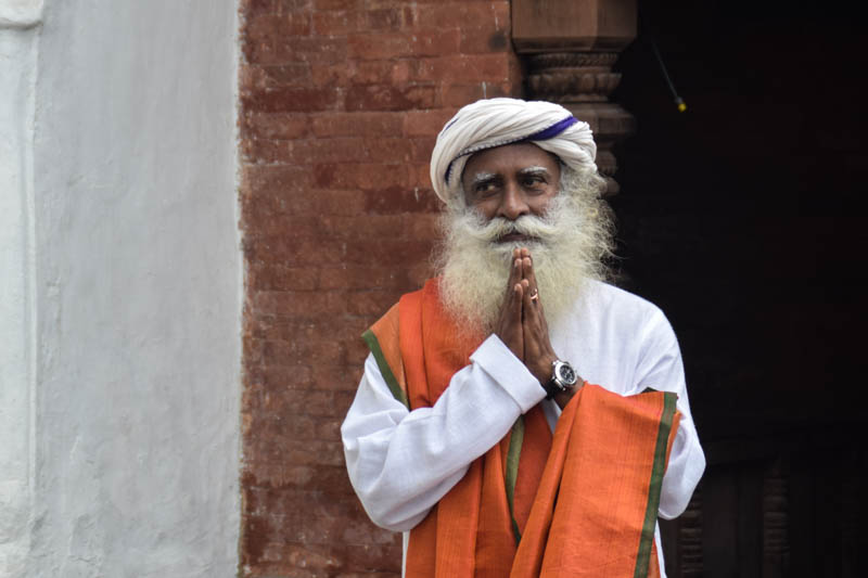 Glimpse of Sadhguru visiting Kumari Ghar