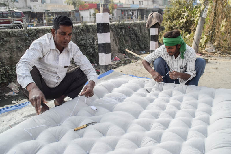 In pictures: Cotton Mattress in the making