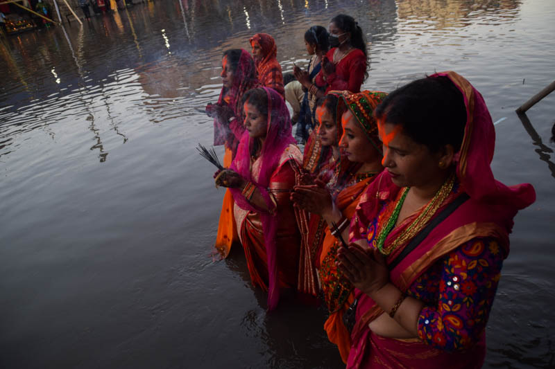 In Pictures: Chhath celebrated in Gaurighat