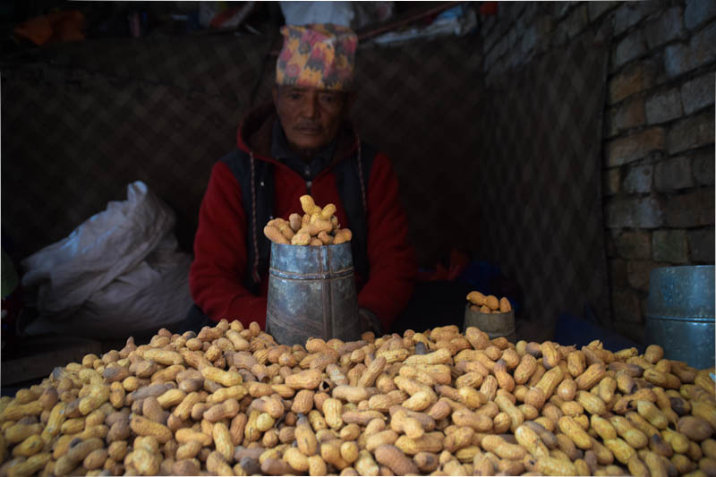 Making of Roasted peanuts (Badaam) in pictures