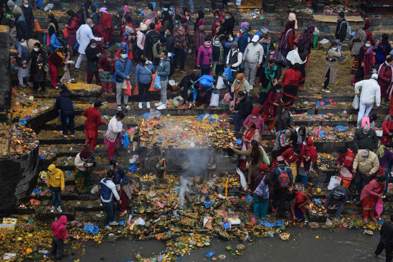 Devotees throng Devghat to observe Bala Chaturdashi