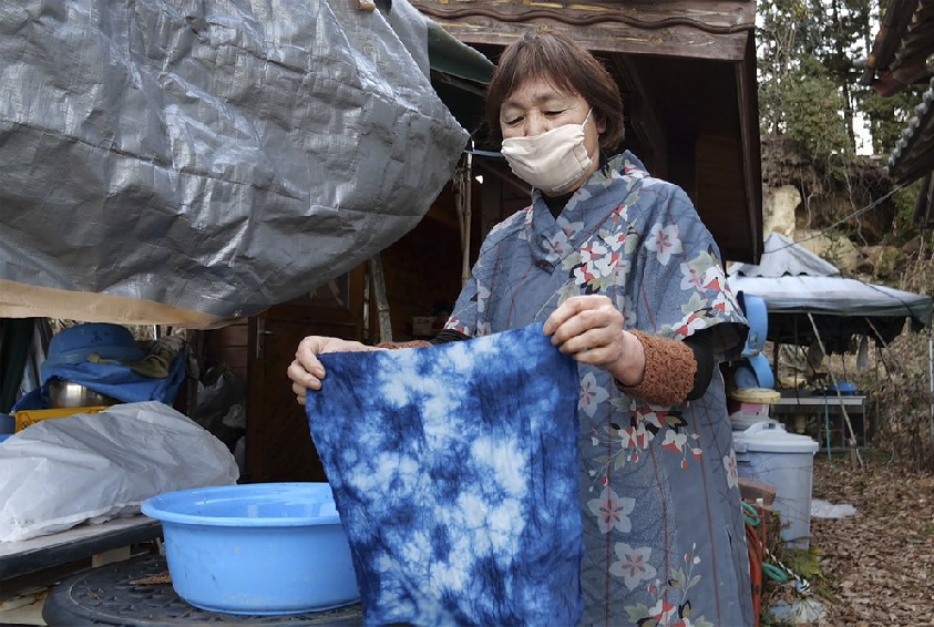 Farmers in Fukushima plant indigo to rebuild the devastated town