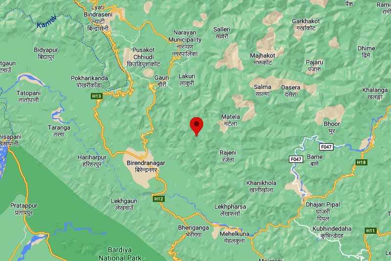 Two killed in Dailekh jeep accident