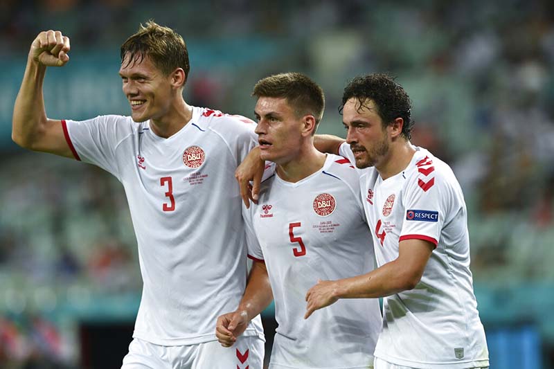 Denmark beat Czech Republic 2-1 at Euro 2020