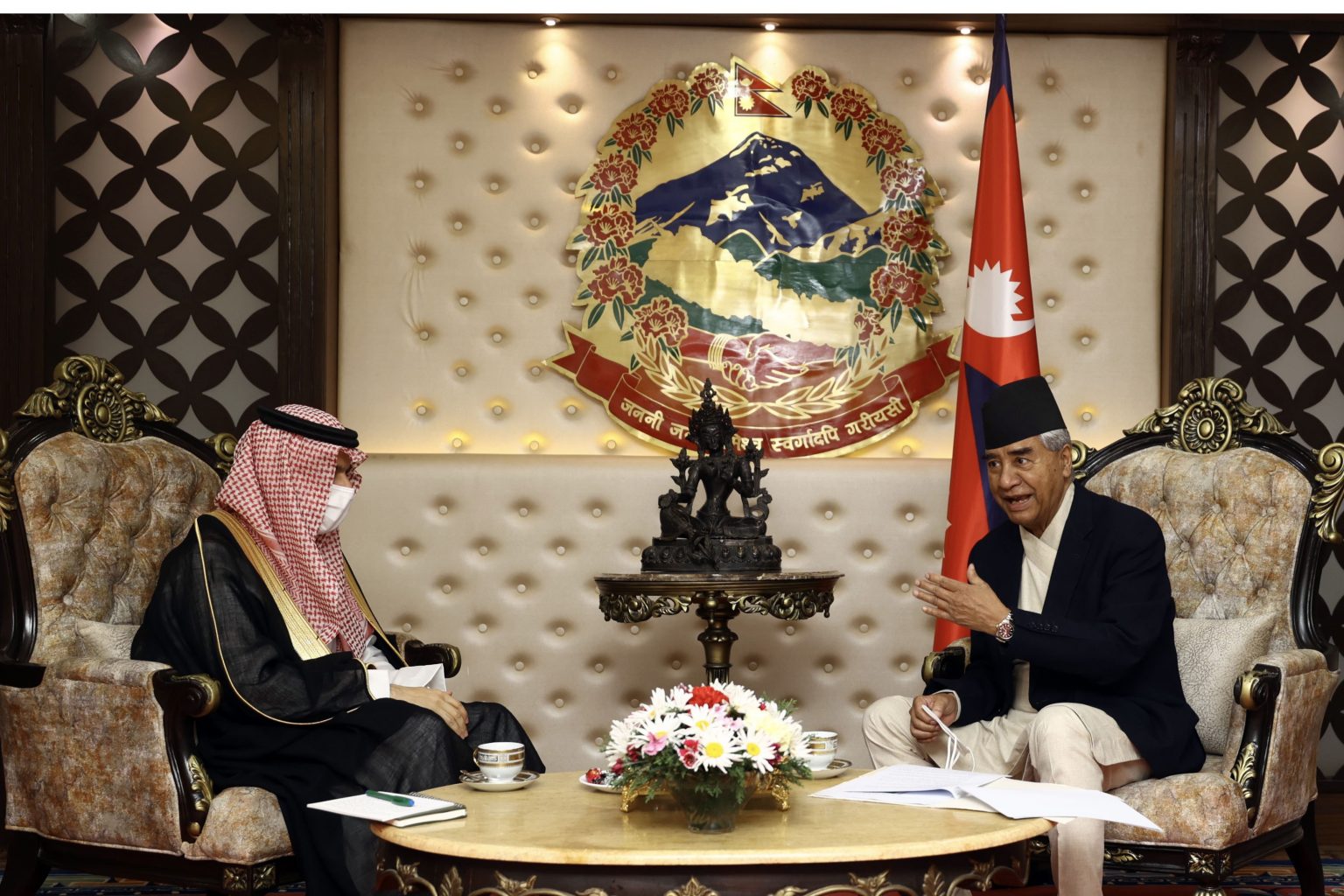 PM Deuba and Saudi Arabian Prince Meet