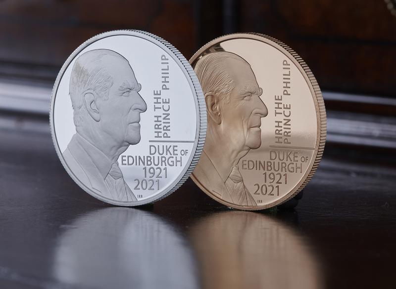 Prince Philip honored on special British 5-pound coin