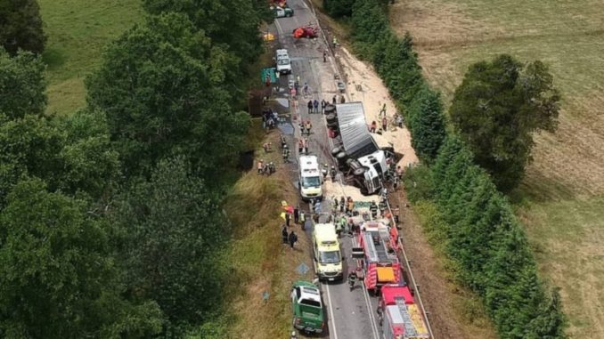 Nine killed in Chile road accident