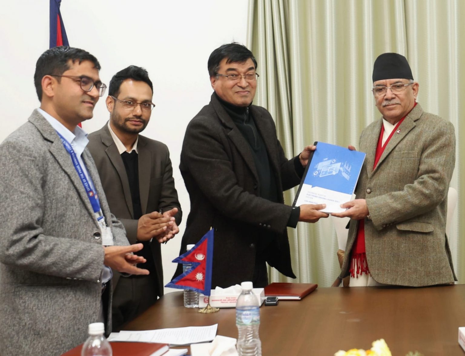 PM Dahal apprised of E-driving License system audit