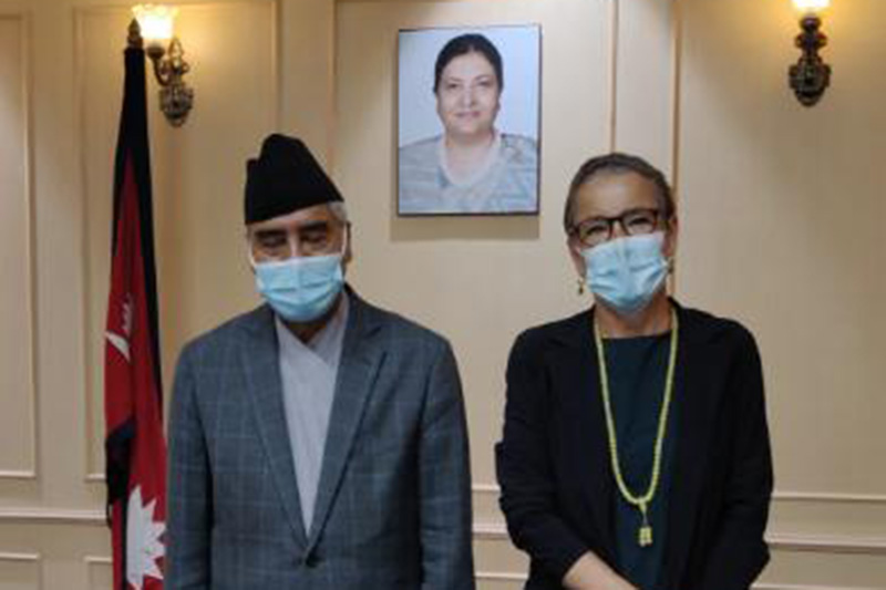 Swiss Ambassador to Nepal calls on PM Deuba