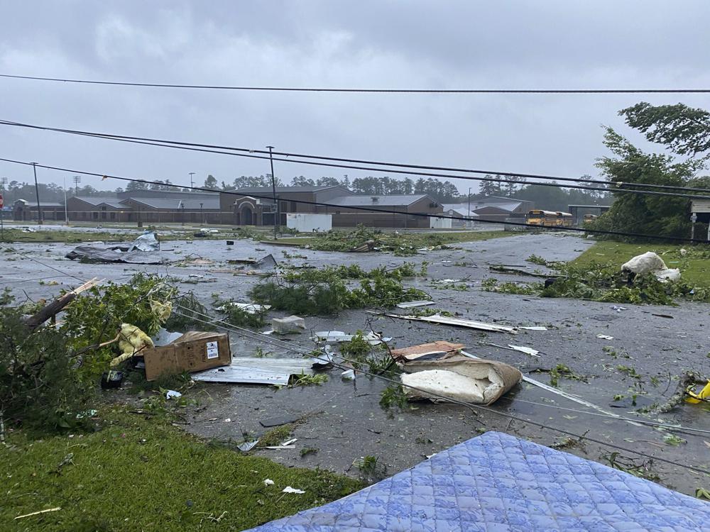 Life-threatening flash flooding rises in Claudette’s path