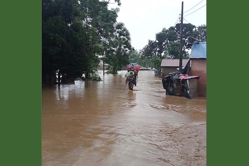 1,500 houses receive damages due to landslide and floods in Kalikot