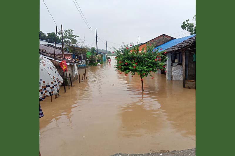 Melamchi coastal area at risk