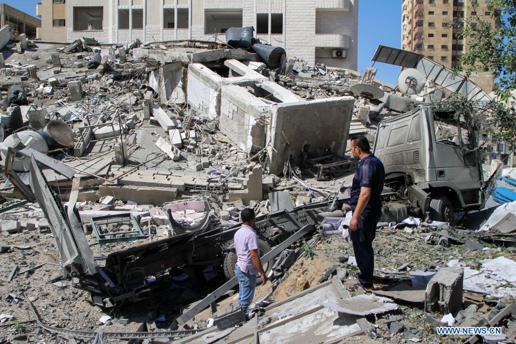 Main COVID-19 testing center damaged due to Israeli airstrikes on Gaza: official