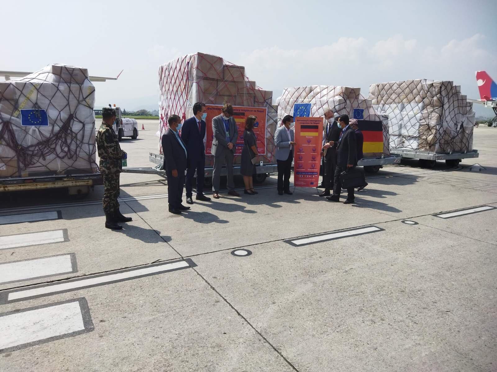 Germany provides medical supplies to Nepal