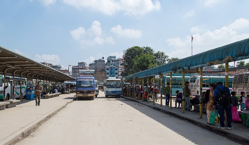 Passengers throng bus park to go home after prohibitory order