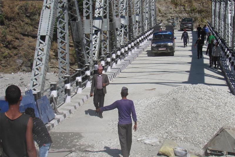 Motorable bridge comes into operation