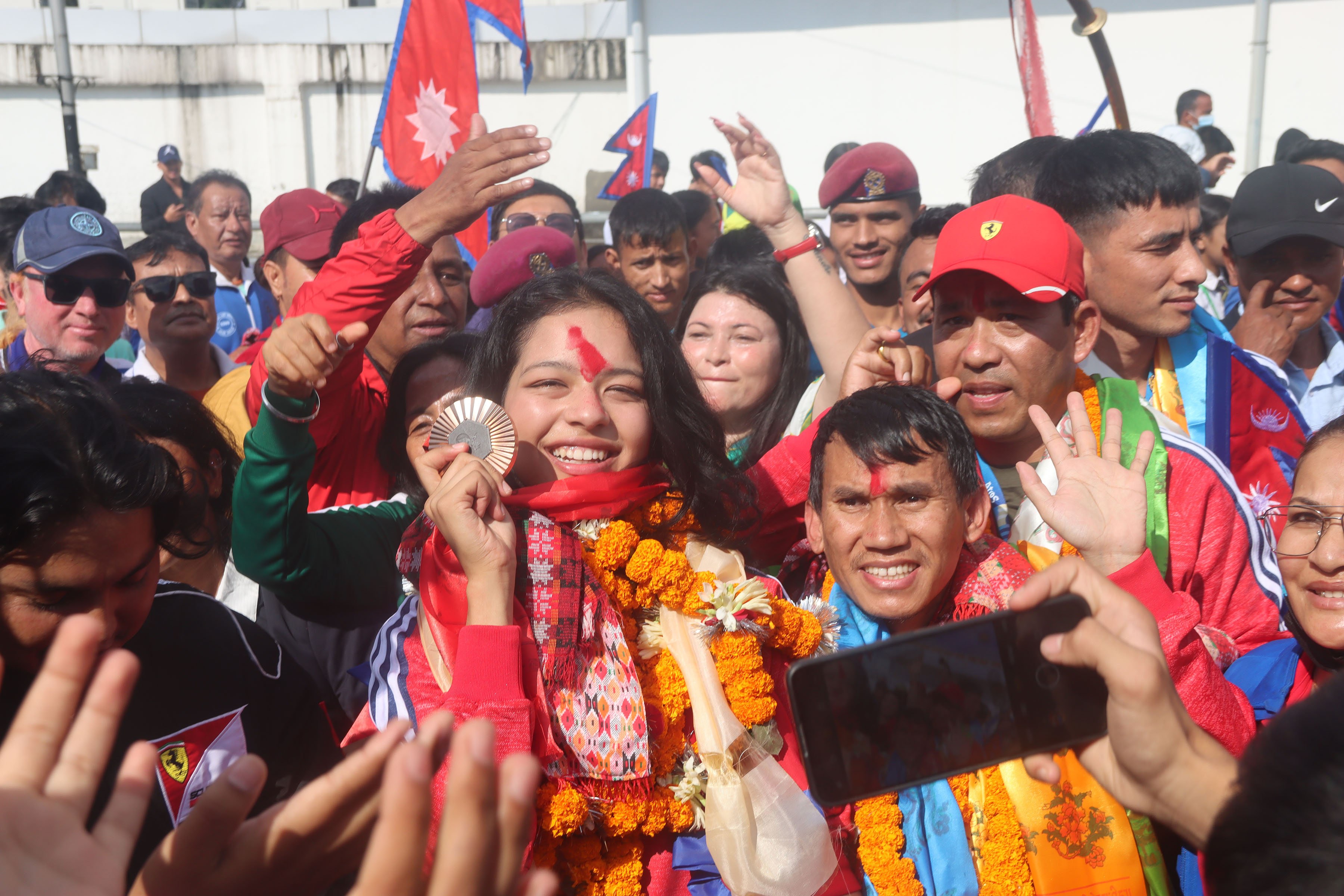 A warm welcome to Para Olympic medalist Palesha