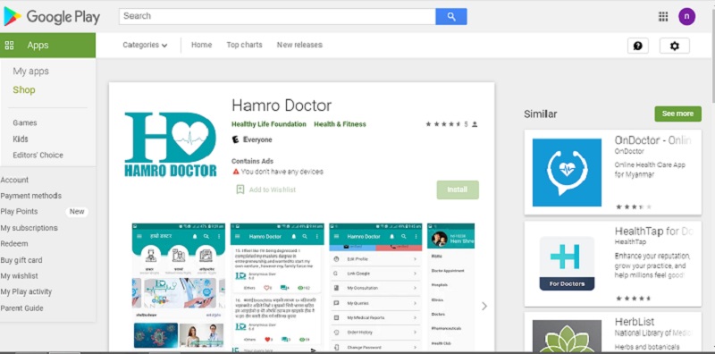 Hamro Doctor App to provide free counselling services