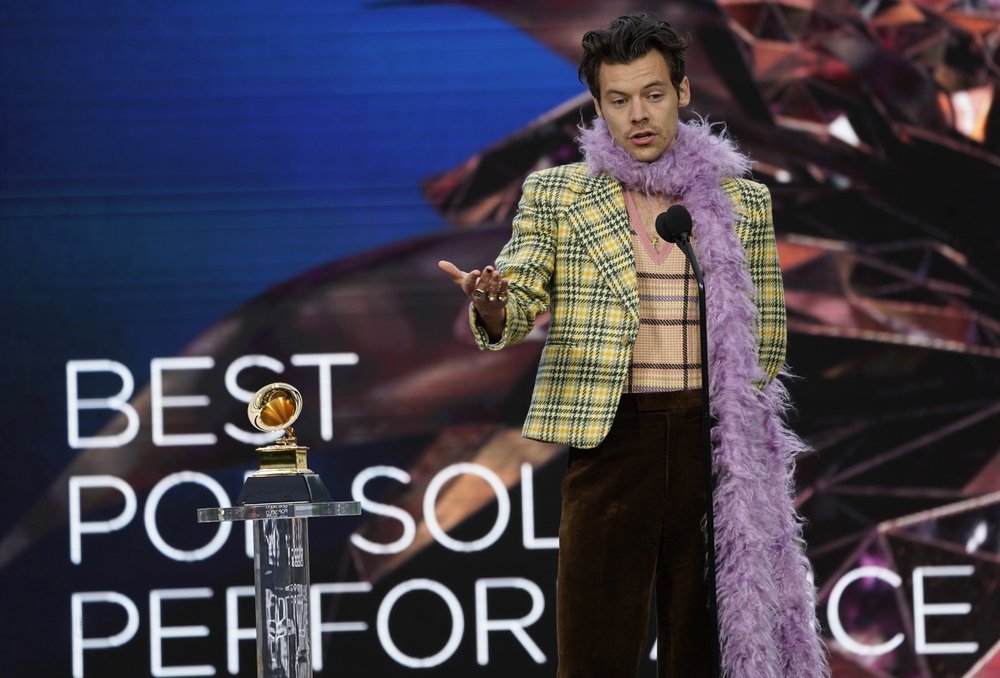 Harry Styles wins his first Grammy Award