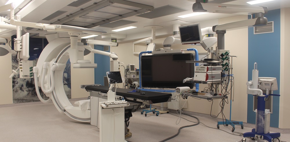 Cardiovascular hybrid theater set up in TU