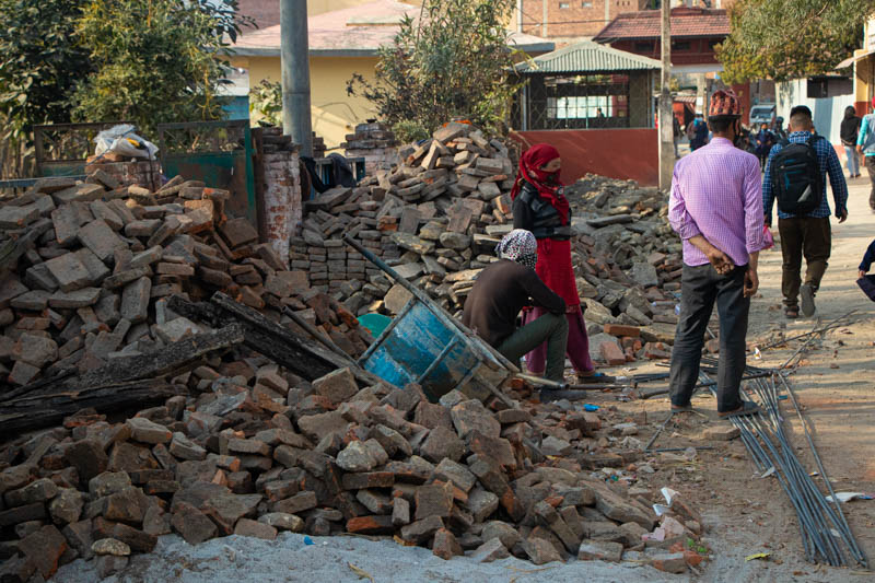 Construction site of Indrayani Temple