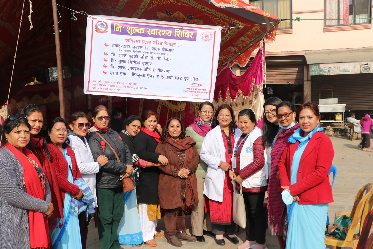 Free health camp for waste workers conducted