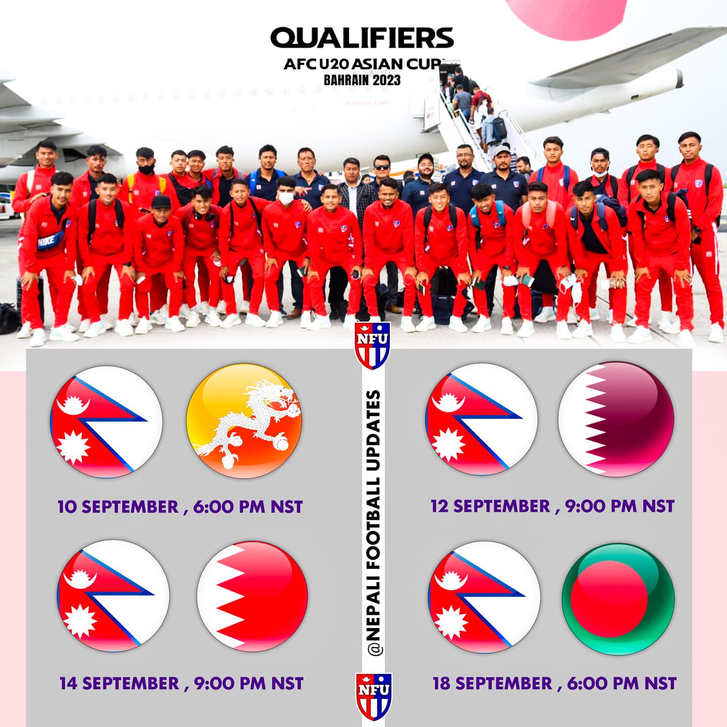 U-20 Asian Cup: Nepal Vs Bahrain