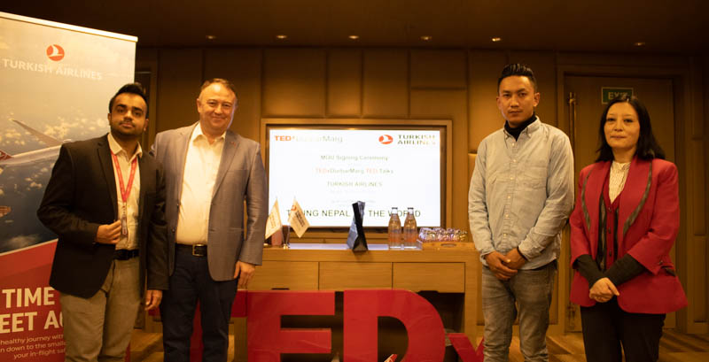 TEDx Durbarmag and Turkish Airline Sign Mou