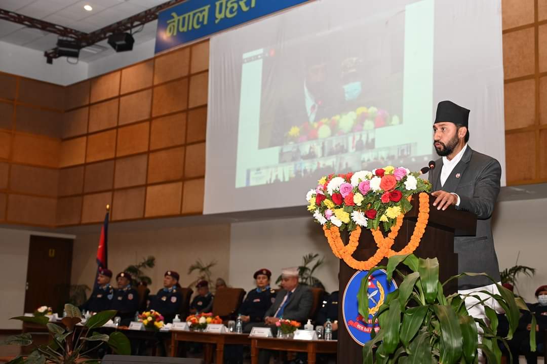 Home Minister inspects Nepal Police Head Office