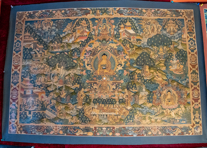 Visual story of ancient Thangka Paintings