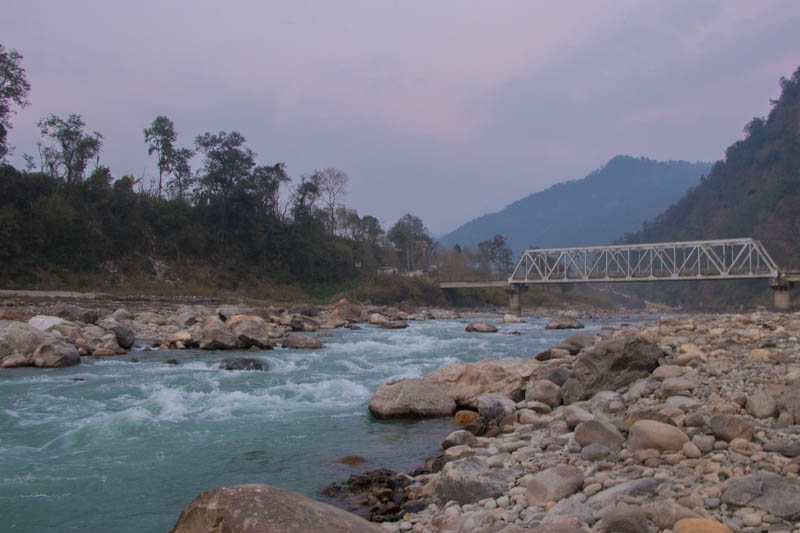 Morning view from Gorkha