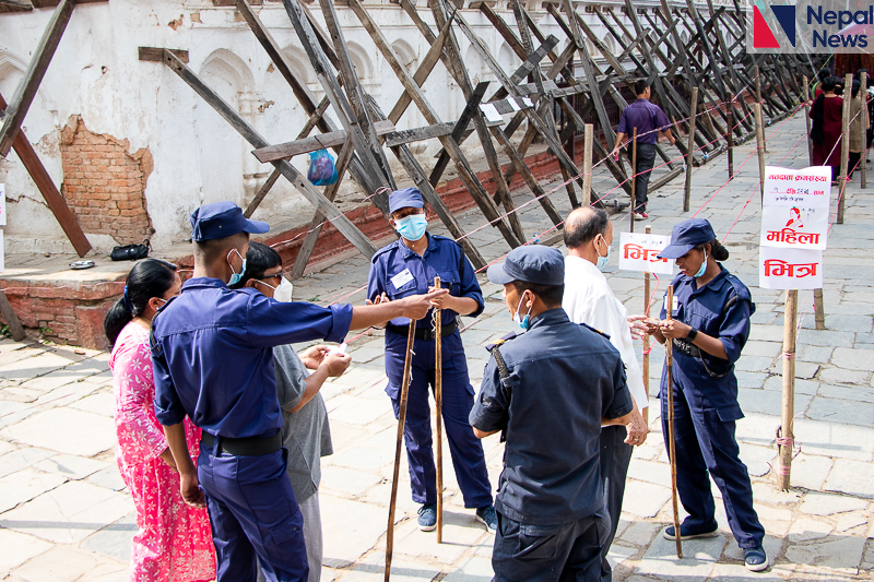 Tension at some polling booths