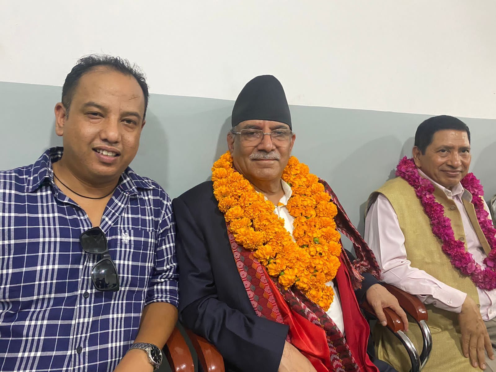 Former PM Dahal filed his candidacy