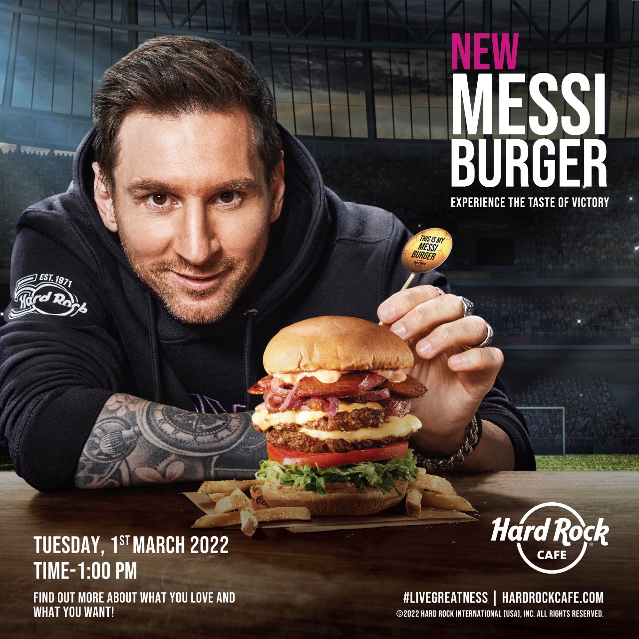 Hard Rock Kathmandu Launches Messi Burger