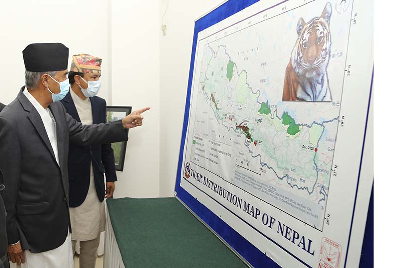 Tigers could be means of promoting tourism in Nepal: PM Deuba