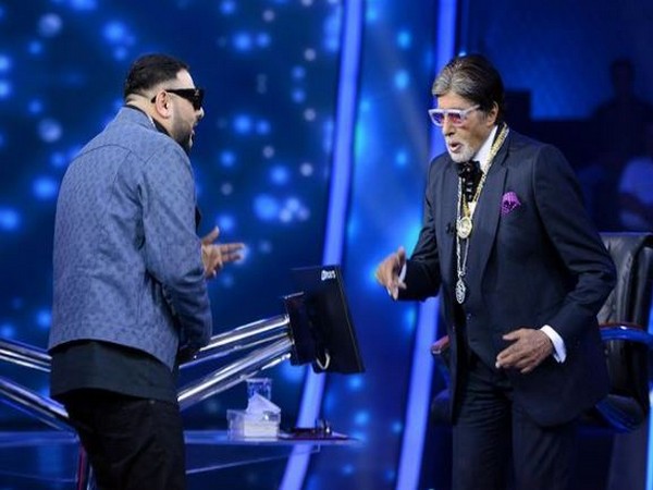 Amitabh Bachchan goes ‘yo yo’ with Badshah on ‘KBC’ sets