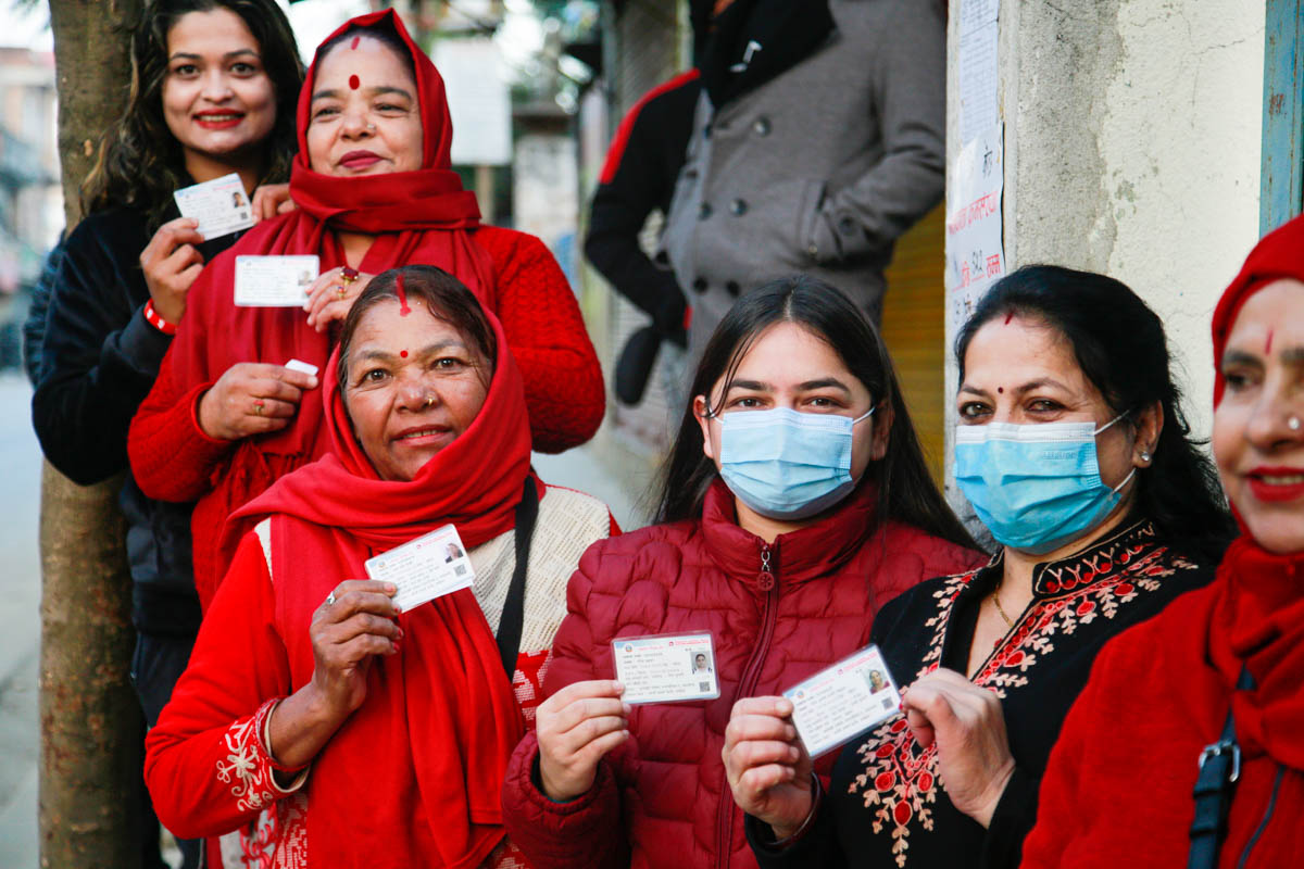 In pics: Voters crowd polling booths