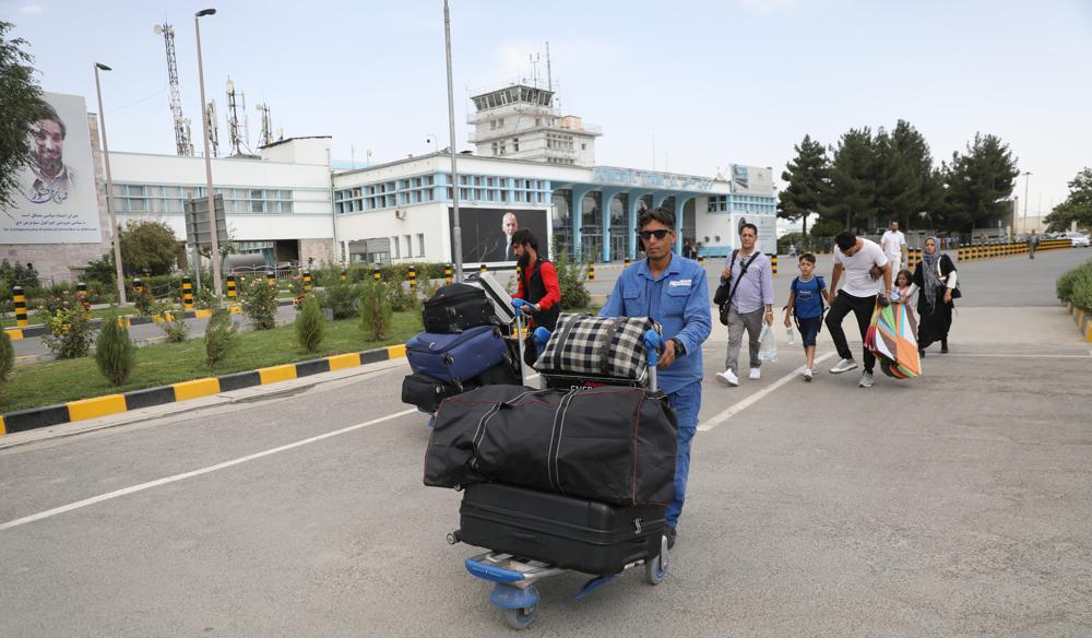 Kabul airport, the only way out